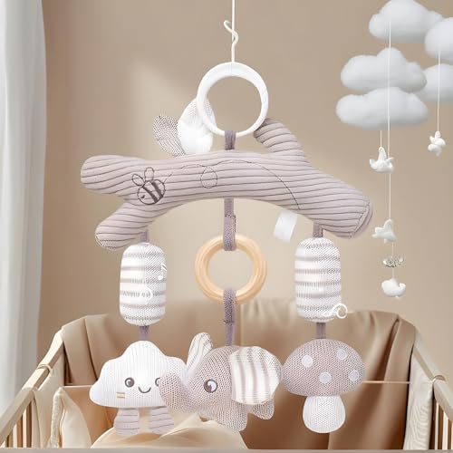 Jouets pour poussette Generico pour apaiser bébé pendant les longs trajets - 6