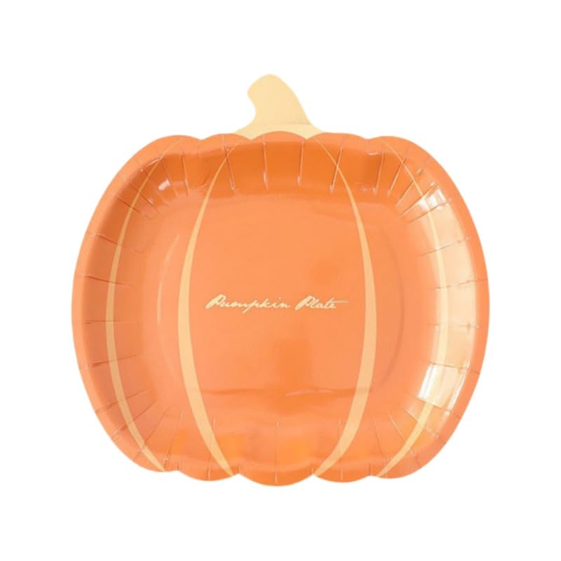 かぼちゃ型 ツヤオレンジプレート23cm 2個 洋食器 オシャレ カフェ風 Amazon.co.jp: 30枚 ハロウィン お皿セット 紙皿 使い捨て かぼちゃ 7