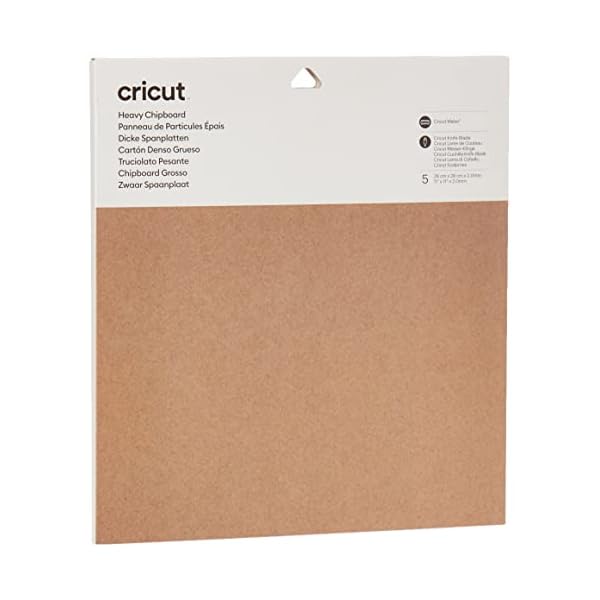 Cricut Heavy Chipboard 11x11x2 5pack, 11x11 Our Crafty Life