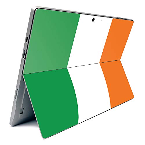 Image of MightySkins Carbon Fiber Skin for Microsoft Surface Pro 7 - Irish Flag | Textured Carbon Fiber Finish | Easy to Apply, Remove, and Change Styles | Made in The USA