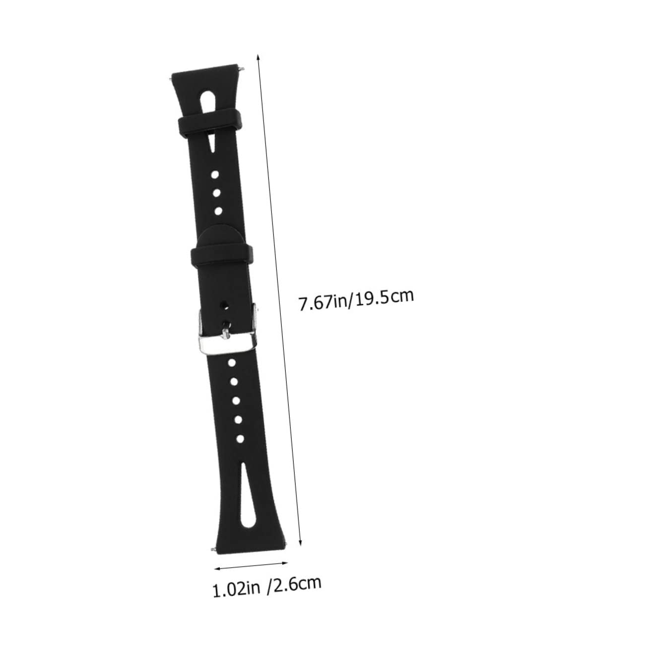 Hemobllo Cinturino Per Orologio 8 Pezzi Compatibile Per Compatibile Con Orologi Cinturino In Silicone Regolabile Sostituibile