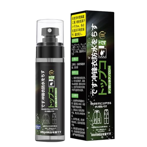 Generisch Espray impermeabilizante textil, impregnación textil, 100 ml, spray de protección de tela para chaquetas, spray de impermeabilización sostenible para exteriores, para remo, nieve y equipo de