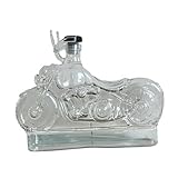 Gcljlmy Decantador de whisky con tapón vacío, botella de whisky creativa, dispensador de vino para novio, marido, coleccionista, hombre, papá