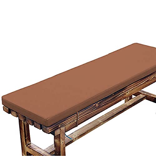 Cuscino impermeabile per panca da esterno per dondolo da 23 posti, 120 x 40 cm, cuscino per sedia lungo perfetto per il relax in giardino e in cortile