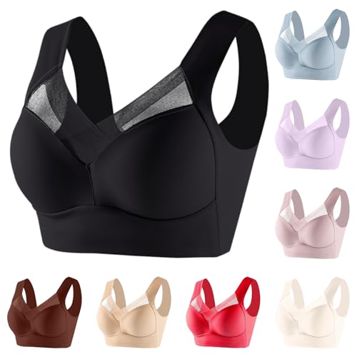 Bras for Women Push up Wireless Bralette Full Coverage Comfortable Seamless Daily Bra Plus Size Breathable Sports Bra