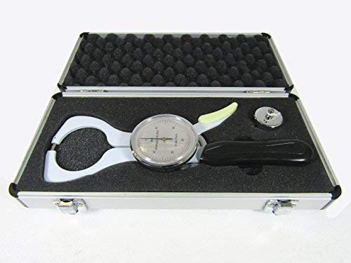 JIAWANSHUN Accuracy Body Fat Tester Calculator Skin fold Caliper Analyzer Body Fat Caliper Measuring Tool