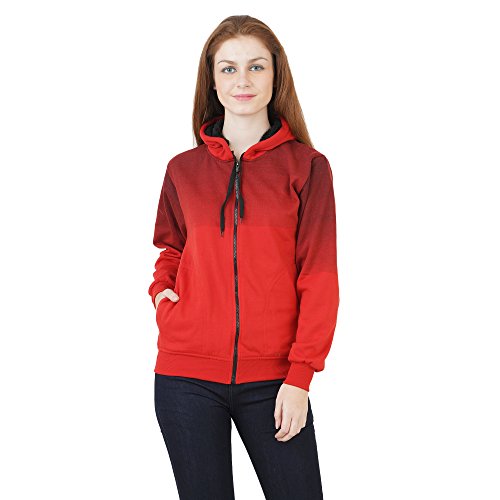 Image of AHHAAAA Women's Cotton Zipper Hooded Hoodies Sweatshirt