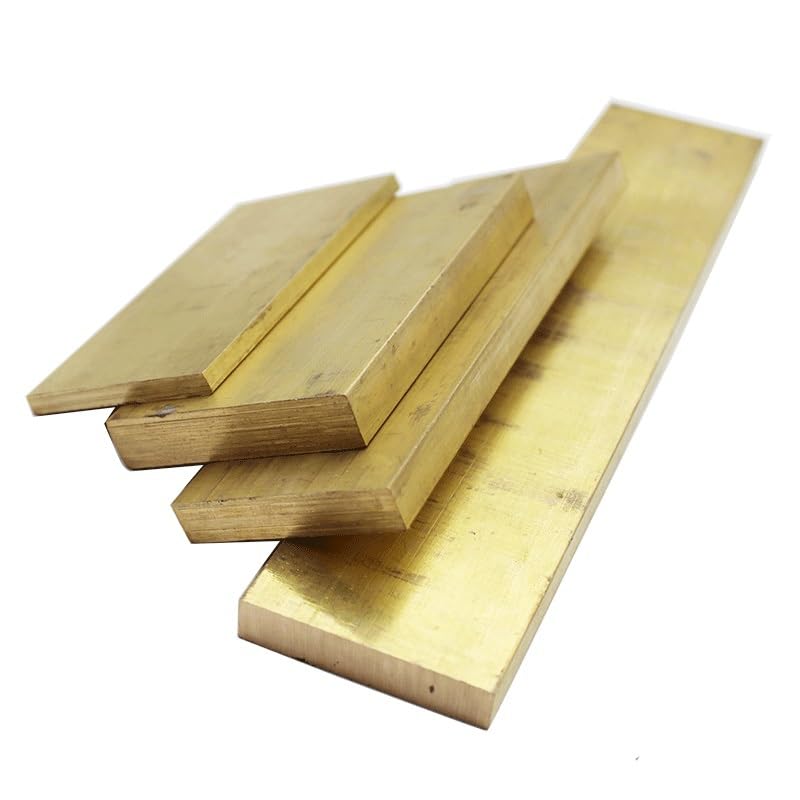 Brass Flat Bar Plate Length 300mm, for Model Making Solid Metal Plate Material Accessories(5x40mm)