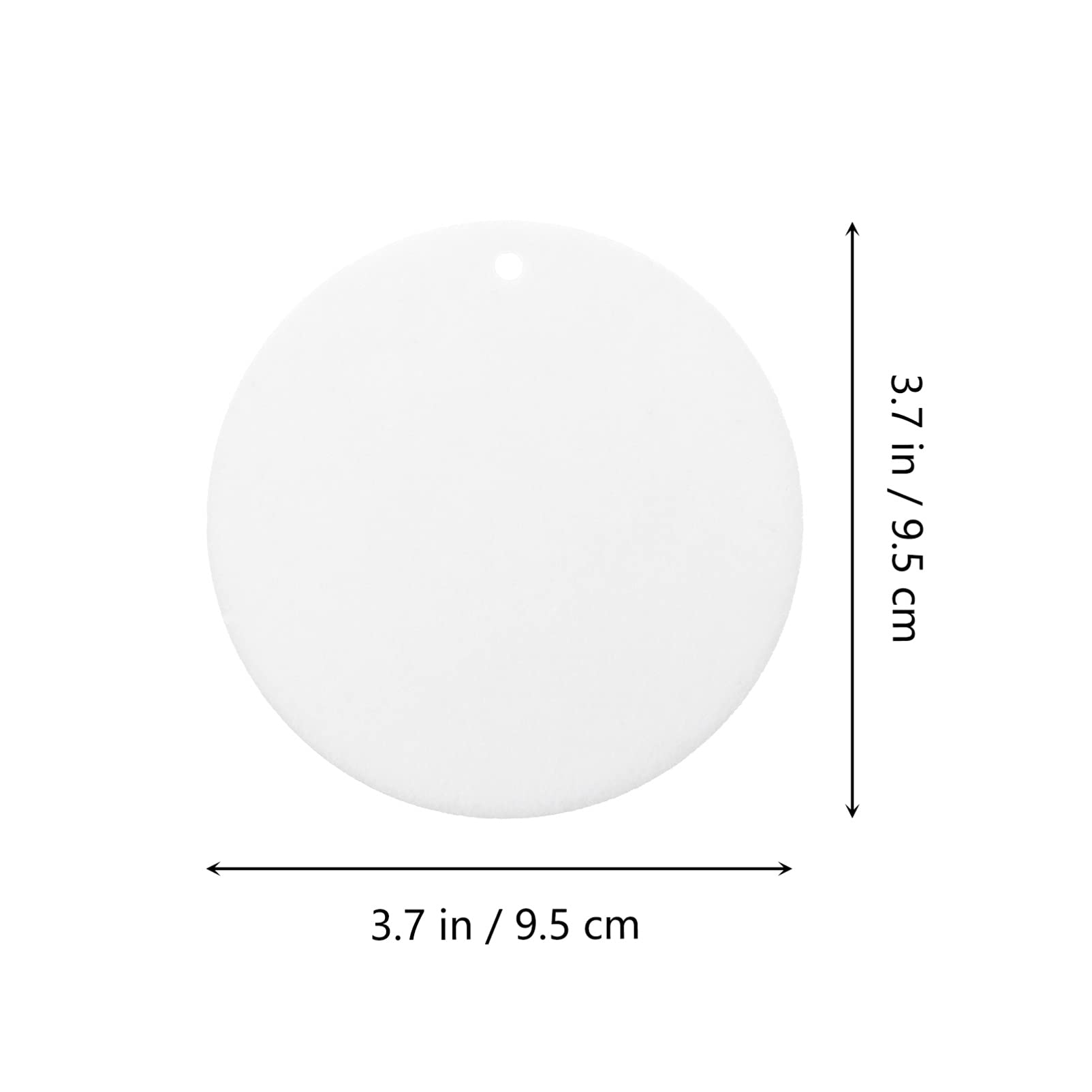PartyKindom 3sets Filtro Aromatico Per Auto Materiale Sicuro e Premium Cuori Cerchi Per Sublimazione e Decorazioni Personalizzate