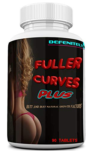 Fuller Curves Plus Female Butt and Bust Enlargement Pills. Naturally Increase Your Butt and Breast Size and Shape. Extreme Booty and Breast Enhancement. 90 Tablets