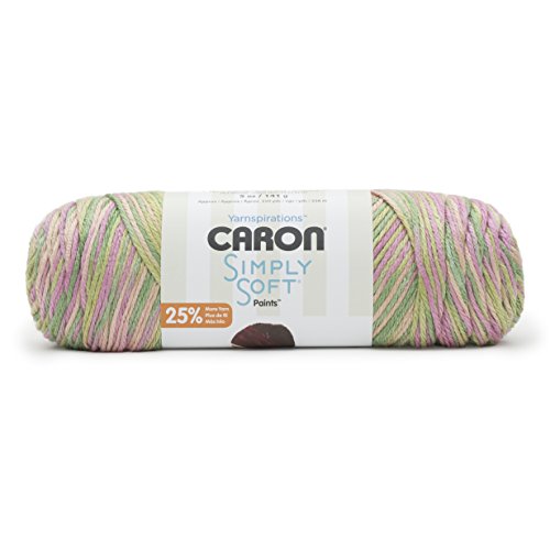 Image of Caron Simply Soft Rose Garden Paints Yarn - 3 Pack of 141g /5oz - Acrylic - 4 Medium (Worsted) - 235 Yards - Knitting /Crochet, Rose Garden Paints