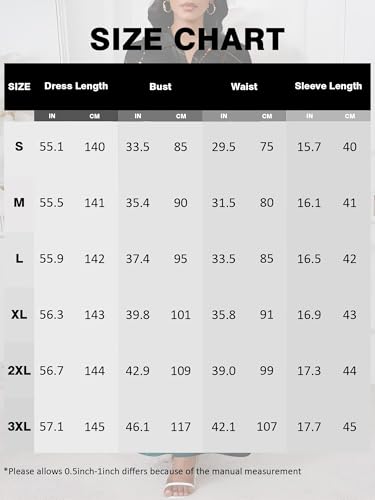Image of PinkPatty Women's Casual 3 /4 Sleeve Polo V Neck Bodycon Maxi Dress | Semi formal, modest style, long fitted, versatile for church, work, business, office and daily wear