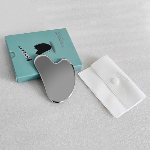 byyddiy spherical surface stainless steel gua sha facial tools metal gua sha for facetighten skin massage guasha beauty tool for body eyes w-s