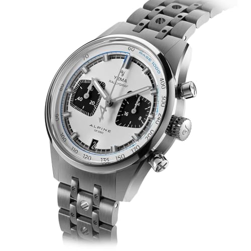 YEMA Rallygraf Alpine chronographe hybride méca-quartz date - 4
