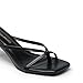 DREAM PAIRS Heels for Women Flip Flops Kitten Low Heels Open Square Toe Thong Heeled Sandals, Fashion Comfort Shoes for Party Casual Slides,Size 9,Black,DWUMFF2503