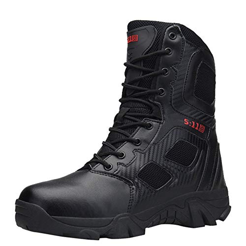 ALIKEEY Hombres Al Aire Libre Antideslizante Antideslizamiento Resistente Al Desgaste De Montaña Botas De Senderismo Zapatos Senderismo Respirable Casuales Ponerse Cover