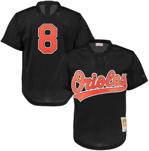 Maillot Orioles 1997 Cal Ripken Jr noir vêtement baseball vintage usa
