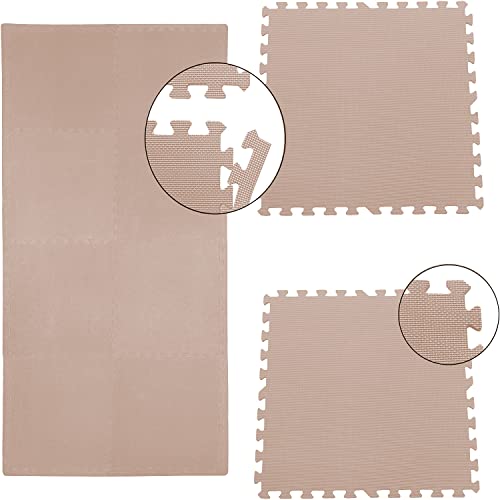 Sporttrend 24® Beschermende mattenset 4-72-delig in zwart en andere kleuren 60x60x1 cm | vloerbeschermingsmat onderlegmat puzzelmat voor fitnessapparaten sporttoestellen trainingsapparaten - Afbeelding 5