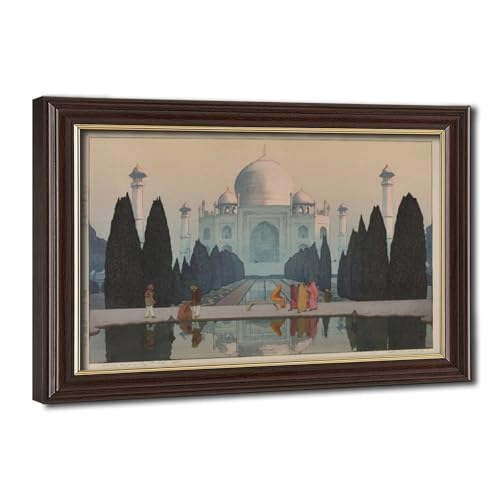 Taj Mahal impression sur toile Hiroshi Yoshida pour décoration murale salon et bureau