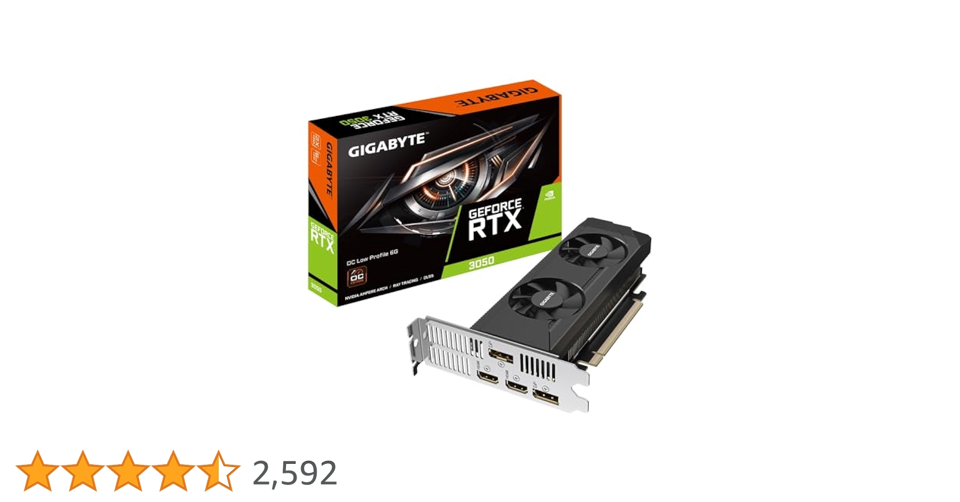 内*輔様 GIGABYTE RTX 3050 lp 6GB OC GeForce RTX™ 3050 WINDFORCE OC 6G Key Features | Graphics