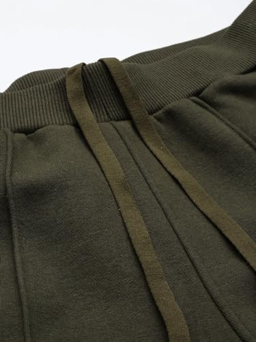Image of Women Cotton Fleece Solid Track Pant
