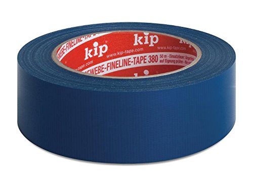 KIP 380 Gewebe-Fineline-Tape, blau 30mm x 50m (48 Rollen) - 380-30