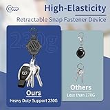 Zoom IMG-1 2 pezzi portachiavi retrattile porta Zoom IMG-1 2 pezzi portachiavi retrattile porta