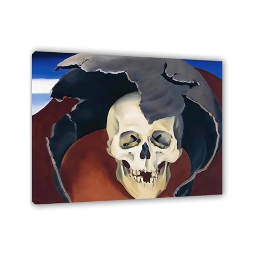 Toile Tête avec pot cassé O'Keeffe | Sublimer un mur vide avec un cadre 50x40