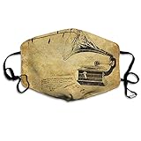 Material superior: la máscara de poliéster reutilizable avanzada que cuida tu piel se mantiene fresca. Tamaño: 18x12 (cm) /7x4.7( pulgadas) Cuerda: 16 cm.