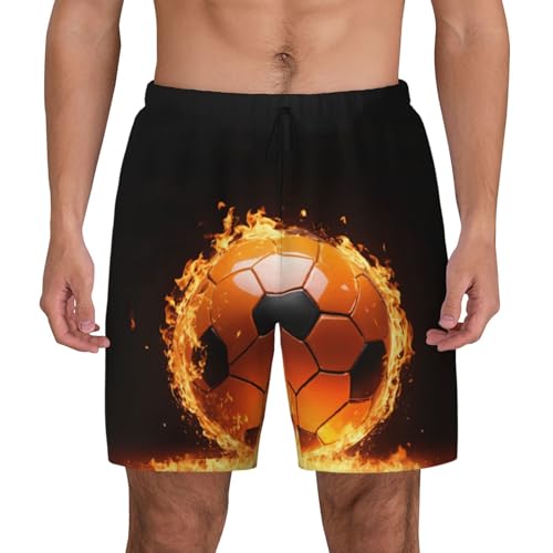 Pantalones cortos de fútbol para hombre bañador transpirable de playa