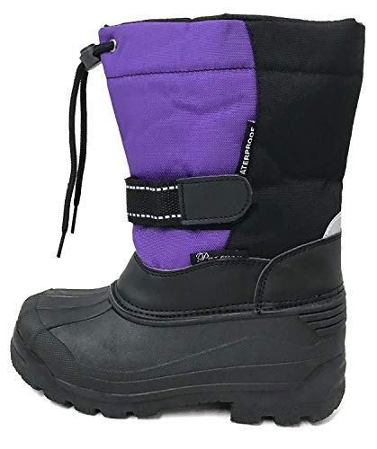 Puddington Boys & Girls Childrens Snow Boots Winter Cold Weather Waterproof Fur Lined2