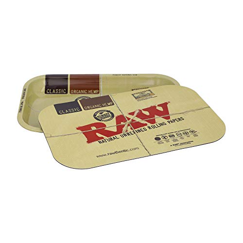 Plateau à rouler RAW petit modèle avec couvercle magnétique pour tabac
