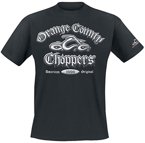 Orange County Choppers OCC T-Shirt OG 3D Logo Black-S