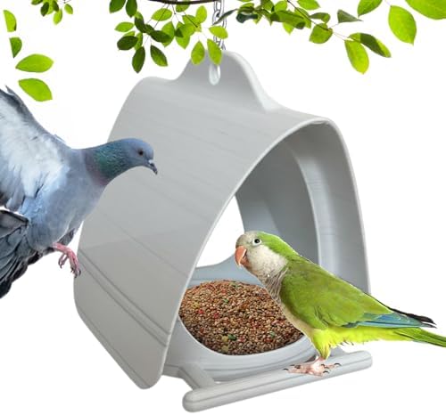 Comederos para pájaros al Aire Libre, de decoración, para pájaros con construcción Robusta y Duradera, Accesorio de césped de Patio Trasero para Ventana, balcón, terraza, affic