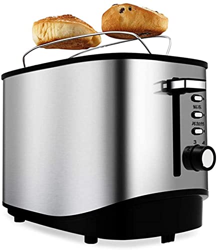 Neu 2-Scheiben-Edelstahl-Toaster zum Frühstück Brot Muffins Backöfen Toaster Brotmaschine
