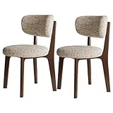 【Easy assembly】: This walnut dining chairs comes with a clear and easy-to-understand assembly video, which can be installed in just a few simple steps without the need for additional tools. It allows you to save time and effort and quickly enjoy a comfortable and beautiful dining experience