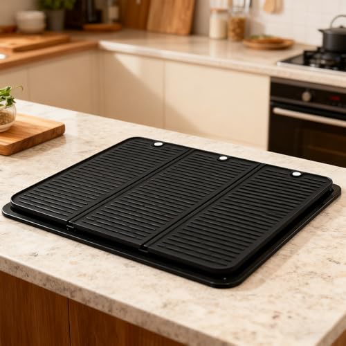 Tapis de protection de cuisson électrique en silicone pliable - 4