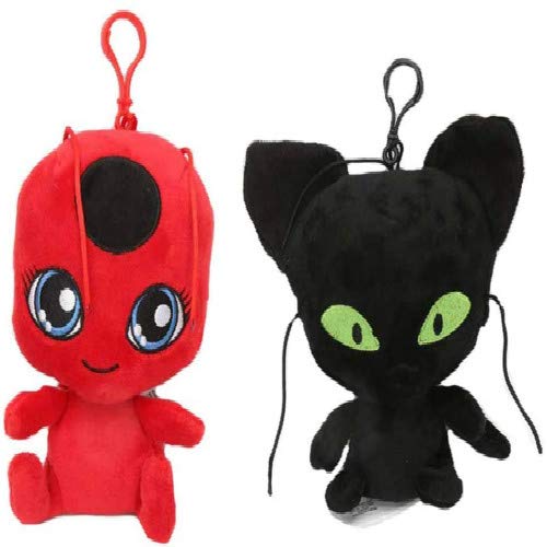 L&R Mariquita Plagg y Tikki Suave de la Felpa rellenó la muñeca Regalos de cumpleaños para niños y niñas 25-30cm