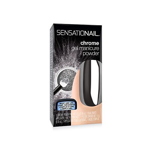 SensatioNail Polvos cromados, plateados