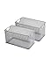 YBM HOME Household Wire Mesh Open Bin Shelf Storage Basket Organizer for Kitchen, Cabinet, Fruits, Vegetables, Pantry Items Toys 1134s-2 (2, 10.75 x 5.5 x 6.5)