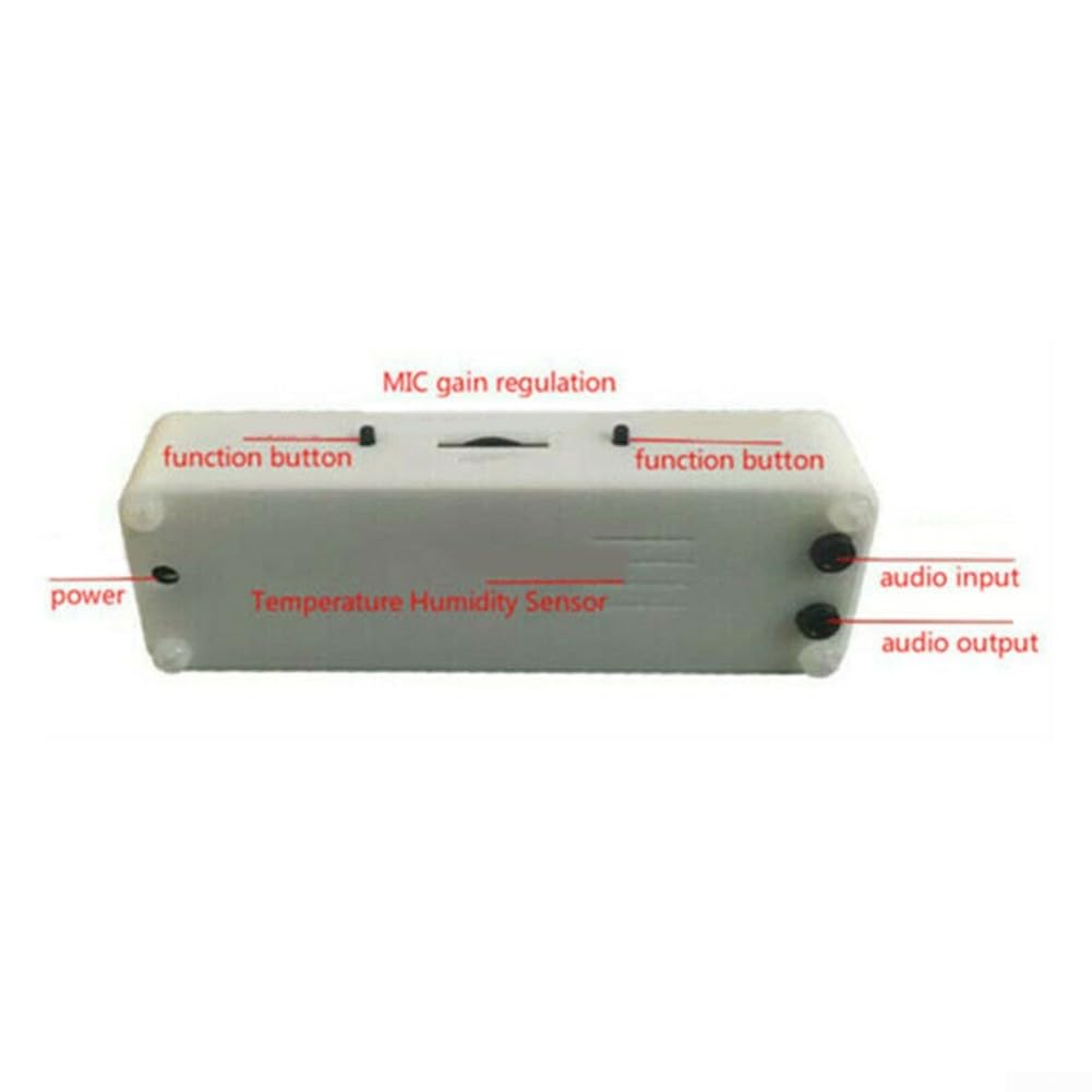 Égaliseur audio graphique, 7,9 cm pour OLED Music Spectrum Display Analyzer Indicateur de niveau audio 8 effets d'affichage VU mètre (vert)