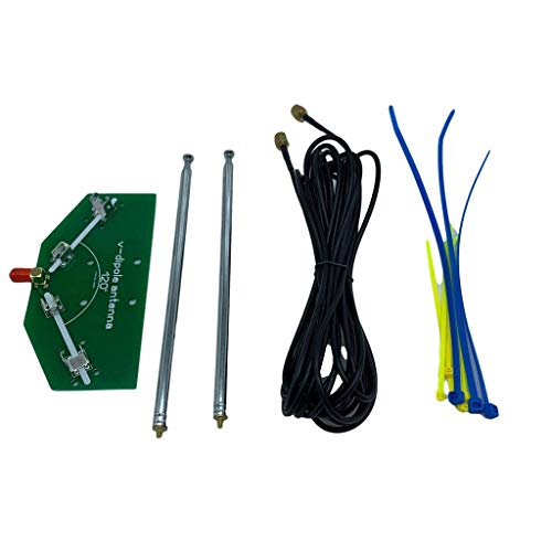 78M-1GHz Frecuencia Recibe 137MHz Positivo V Cuerno Antena Rod V-dipolo SMA Cable Utilidad Para Usar Cover