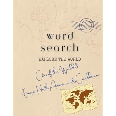 WORD SERACH Cities of the World VOL 3 EUROPE NORTH AMERICAN AND THE CARIBBEAN