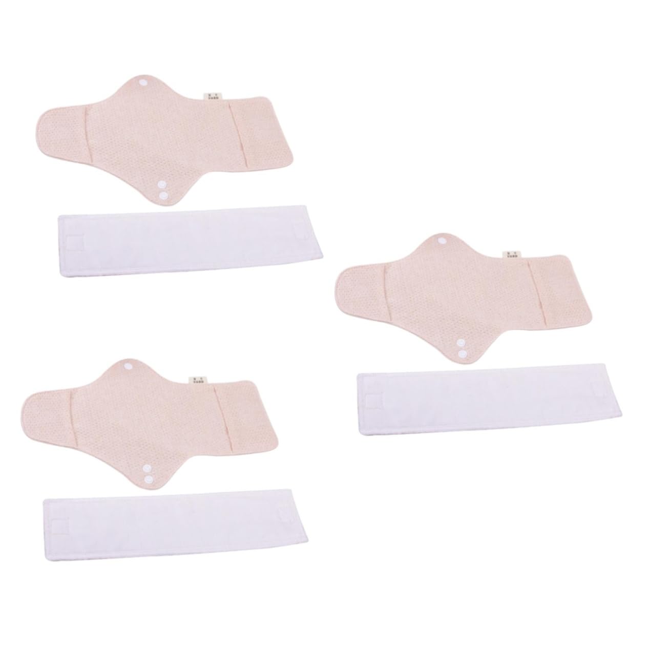 FOMIYES 6 Piezas compresas menstruales reutilizables mama panty liners toalla sanitaria lavable bragas calzoncillos toalla higiénica portátil compresas menstruales de tela Núcleo central