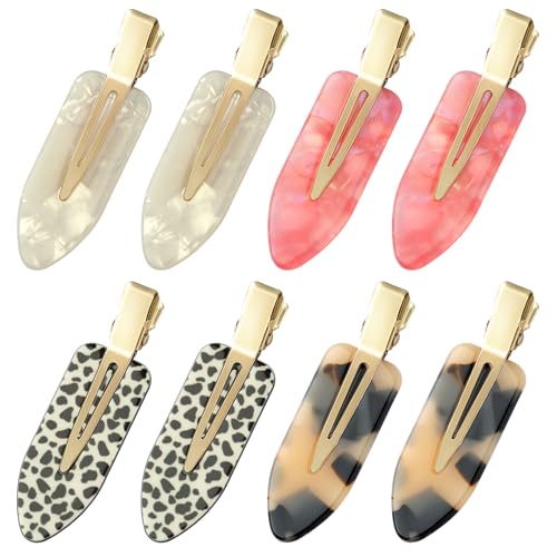8 Pcs No bend Hair Clips No Crease Makeup Hair Clip Duckbill Clip...