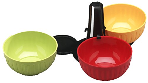 Arrow Home Products C 3 Piece Fiesta Server Bowl, Multicolor