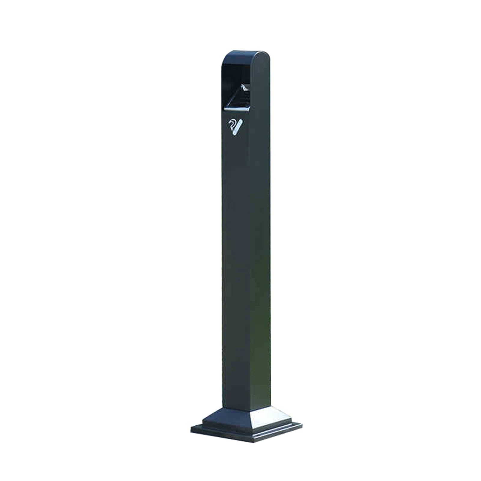 Cendrier sur pied d'extérieur colonne de collecte pour parcs et gares