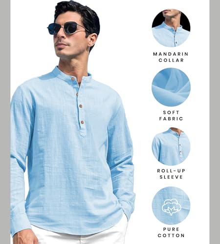 Image of Slim Fit Short Kurta for Men and Boys.(KRT BTN06, Navy Blue)