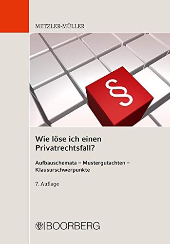 Wie löse ich einen Privatrechtsfall?: Aufbauschemata - Mustergutachten - Klausurschwerpunkte Wie löse ich einen Privatrechtsfall?: Aufbauschemata - Mustergutachten - Klausurschwerpunkte