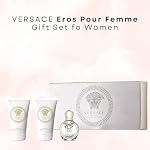 Versace Eros Pour Femme Perfume for Women Travel Mini Gift Set- EDP, Shower Gel, Body Lotion - Image 2